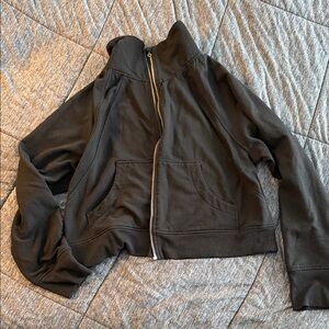 Black Zip-Up sweatshirt